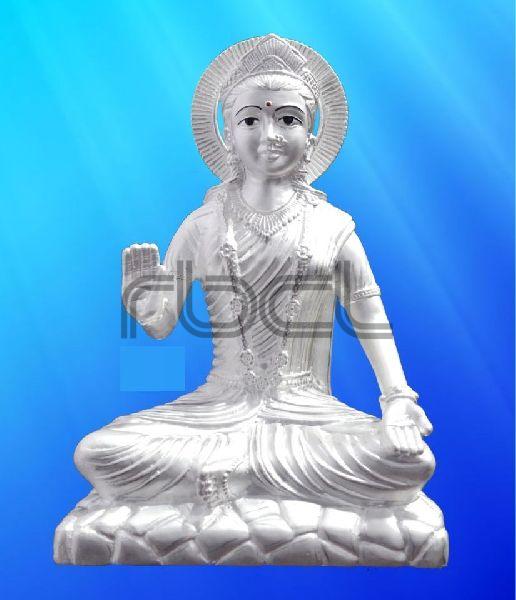 414 Sterling Silver Parvati Statue