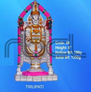 89 Sterling Silver Tirupati Statue