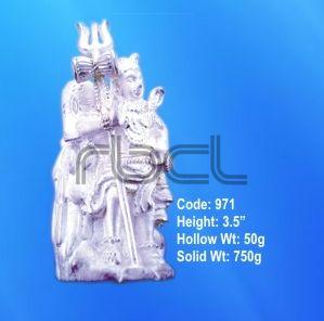 971 Sterling Silver Shivling Statue