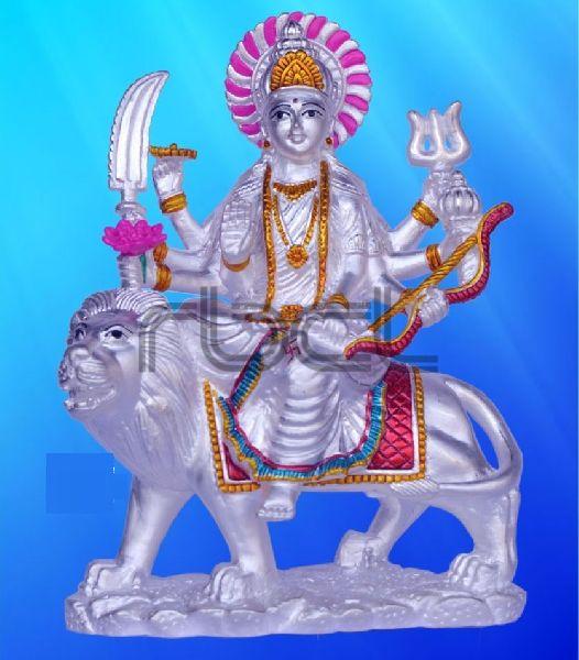 999 Silver Maa Durga Statue