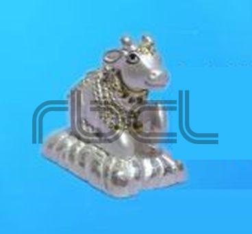 999 Silver Nandi Statue