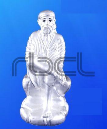 999 Silver Sai Baba Statue