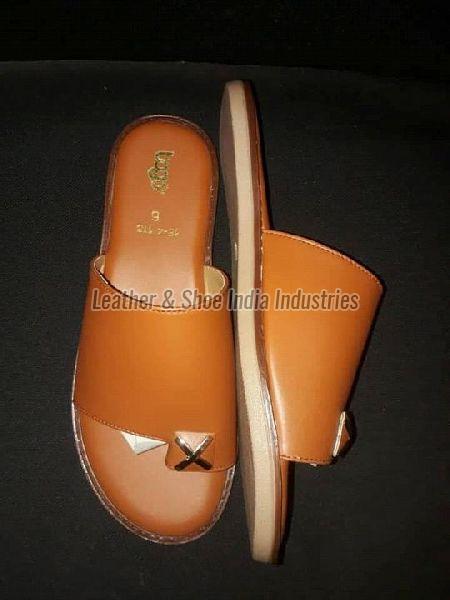 Ladies Brown Casual Sandal