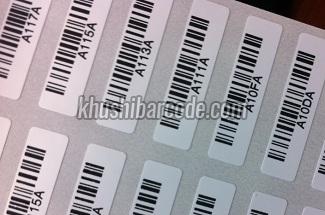 Printed Barcode Labels