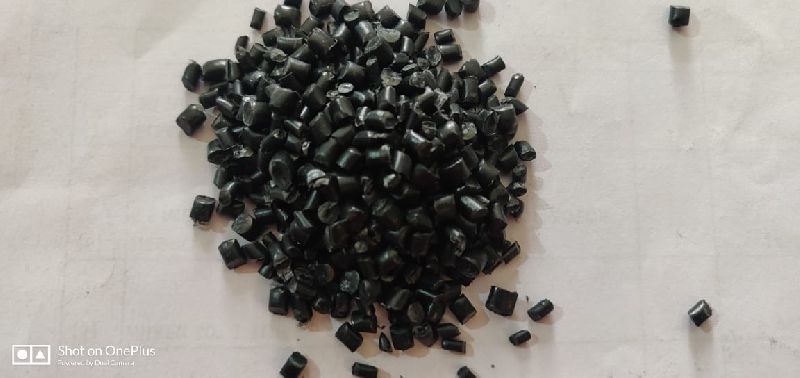 Black Raffia Plastic Granules