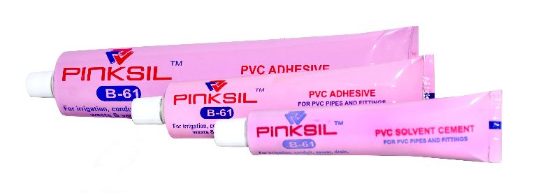 B-61 Pinksil PVC Solvent Cement 10ML