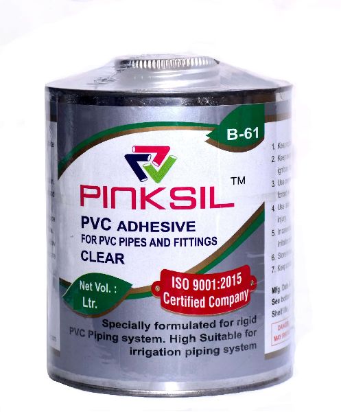 B-61 Pinksil PVC Solvent Cement 5 Liter