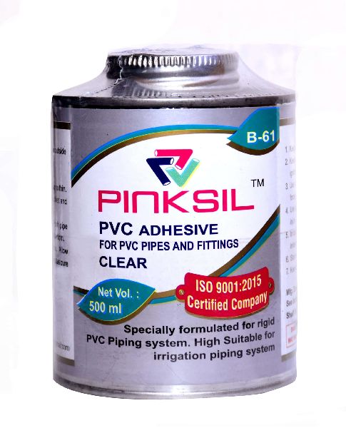 B-61 Pinksil PVC Solvent Cement 500ML