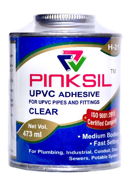 H-21 Pinksil UPVC Solvent Cement 473ML