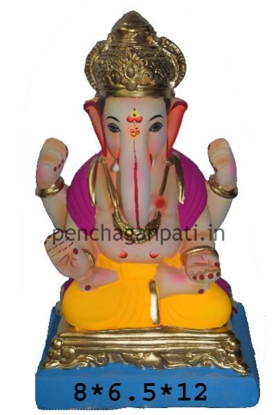 Clay Ganesh Statue 11