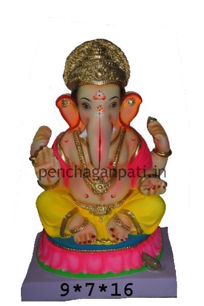 Clay Ganesh Statue 17