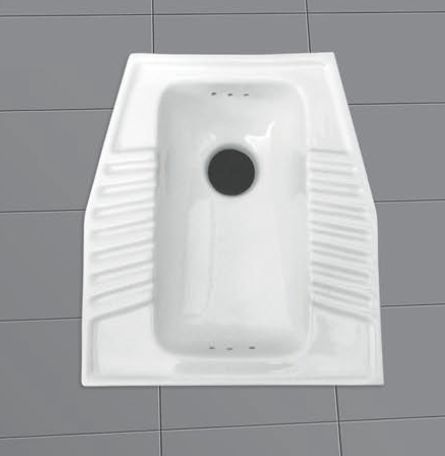 Box Squatting Toilet Pan