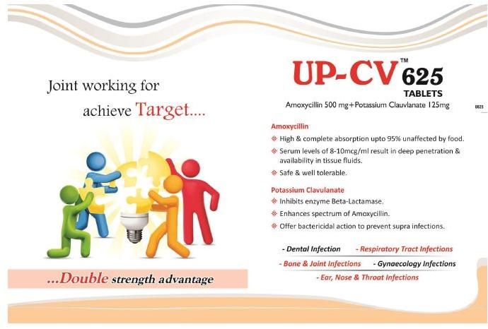 UP-CV 625 Mg Tablets