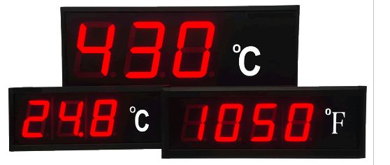 Temperature Input Large Digit Display