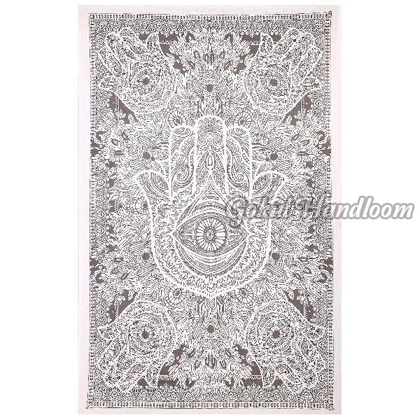 Exclusive Hamsa Hand Cotton Wall Hanging Tapestry