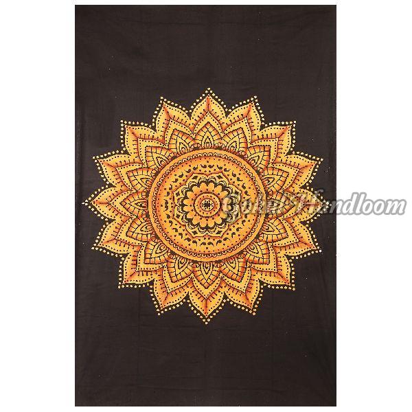 Exclusive Yellow  Cotton Wall Hanging Tapestry