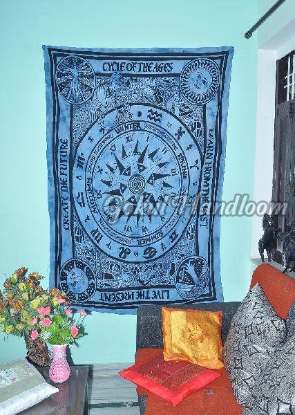 Live the Present Cotton Wall Hanging Tapestry