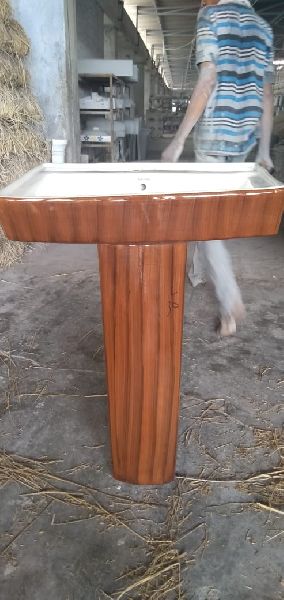 Plain Polo Set Pedestal Wash Basin