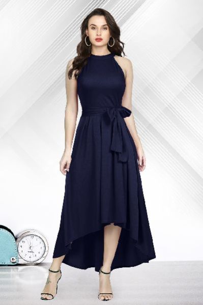 black knee length frock