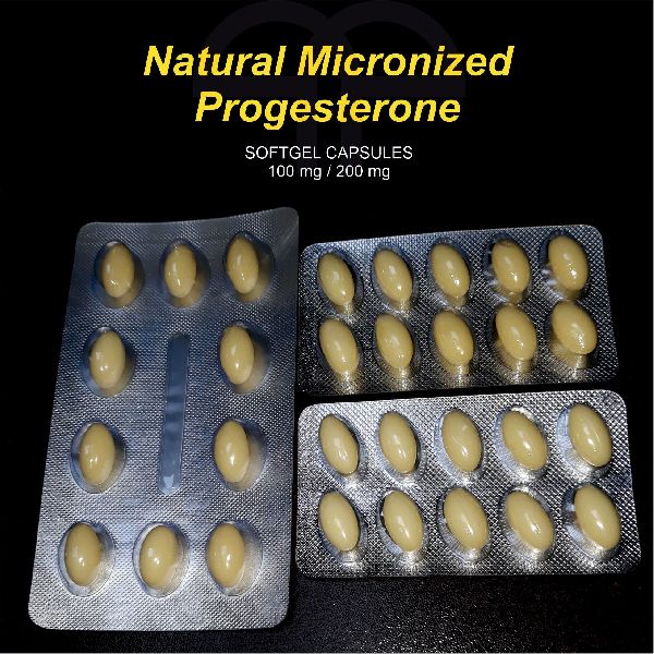 Natural Micronised Progesteron Softgel Capsules
