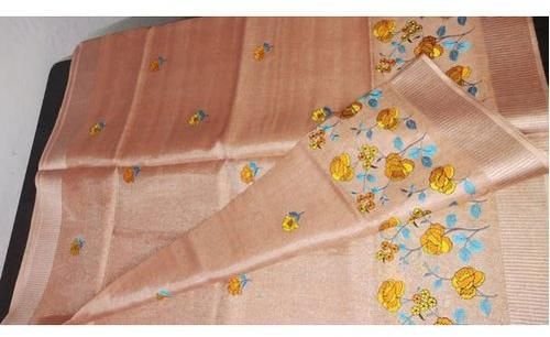 Digital Printed Linen Saree