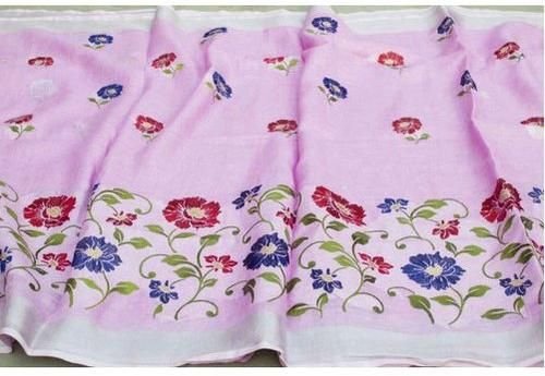 Party Wear Linen Saree