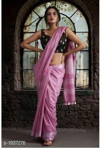 Silk Linen Saree