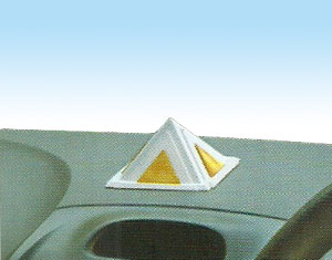 Vastu Silver Pyramid for Car Safety