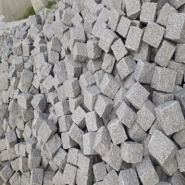 Grey Granite Cobblestone