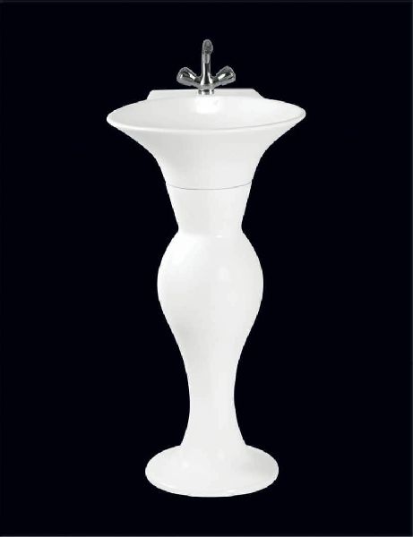 710x460x260mm Ceramic Basin with Pedestal