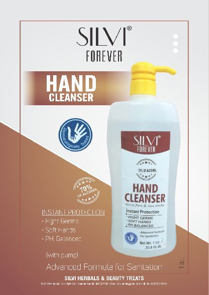 1 Ltr. Silvi Hand Cleanser Gel