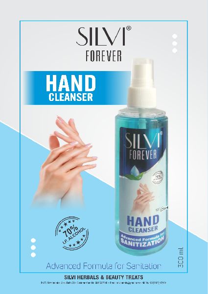 300ml Silvi Hand Cleanser Liquid with Spray Pump
