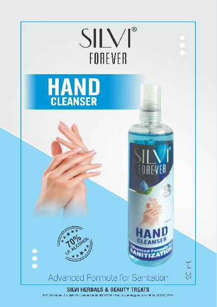 90ml Silvi Hand Cleanser Liquid with Spray Pump
