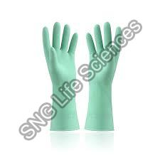 Green Latex Gloves