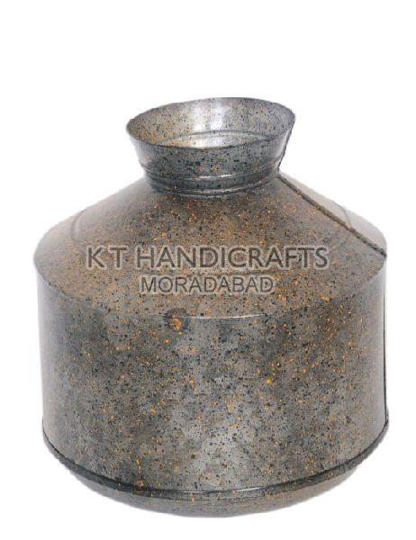 12 Inch Galvanized Metal Water Pot