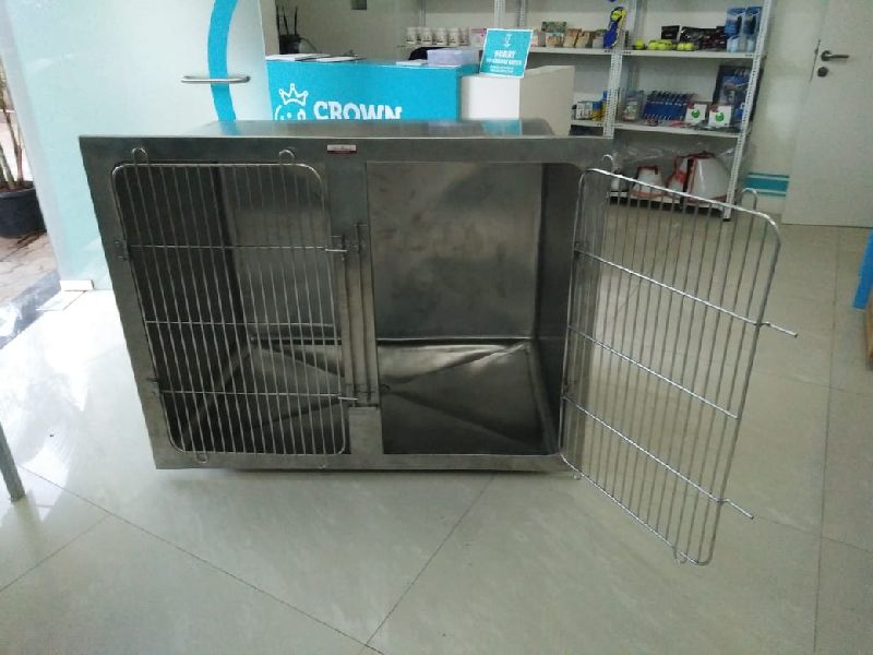 Stainless Steel Single Animal Cage