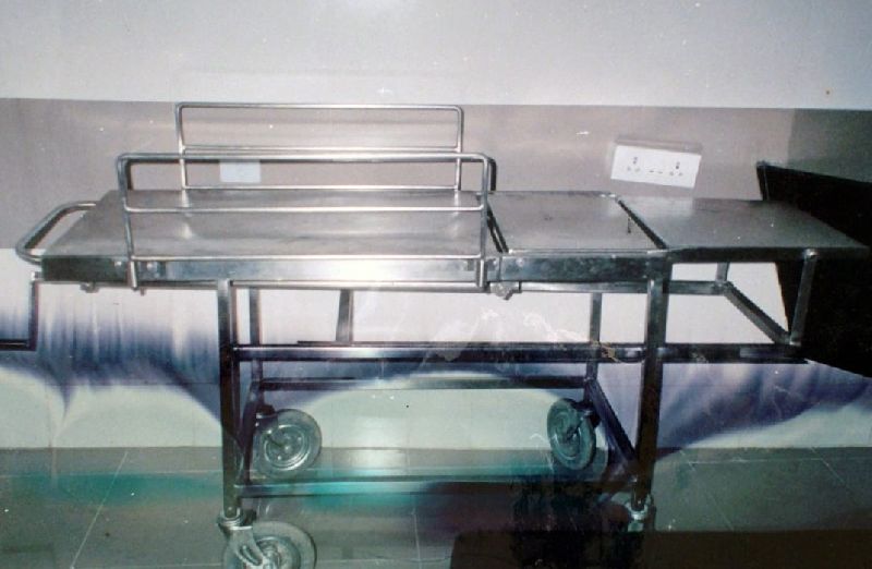 Stainless Steel Step Stretcher Trolley