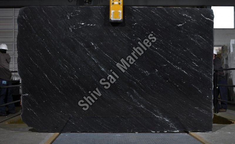 Ocean Black Granite Slabs