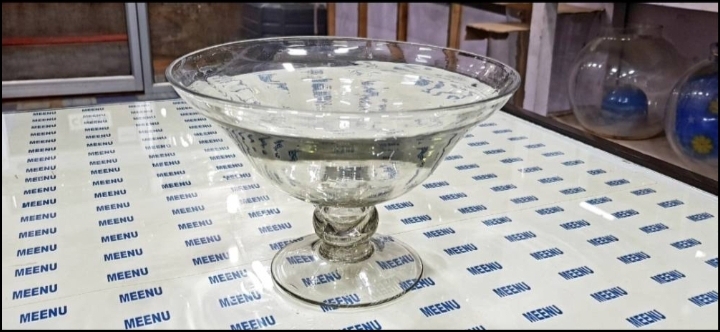 Glass Bowl With Stand Manufacturer Supplier from Firozabad Uttar Pradesh