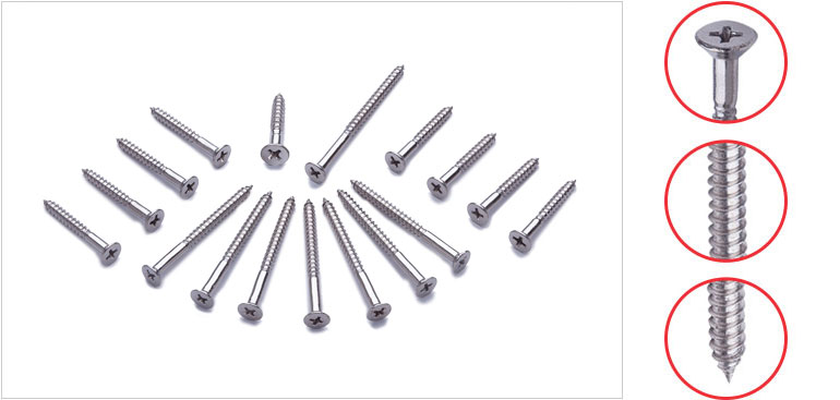 C.S.K. Phillips Self Tapping Wood Screw
