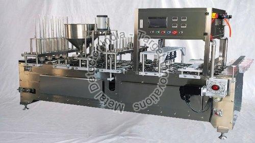 Fully Automatic Rotary Type Cup Filling & Sealing Packaging Machine