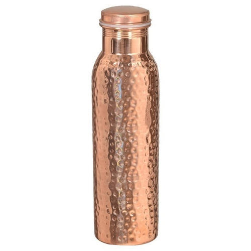 Copper Hammered Bottle