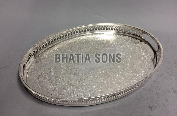 Aluminum Oval Serving Tray