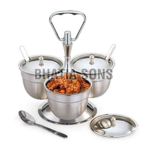 Stainless Steel Revolving Pickle Stand