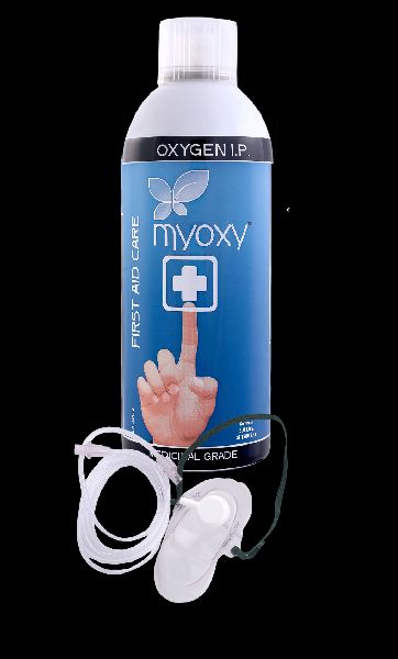 Myoxy Portable Oxygen Can with An External Mask