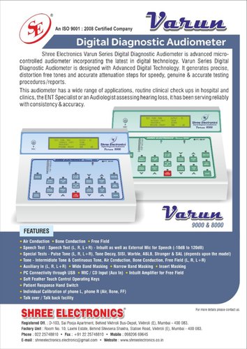 Varun 9000 Audiometer