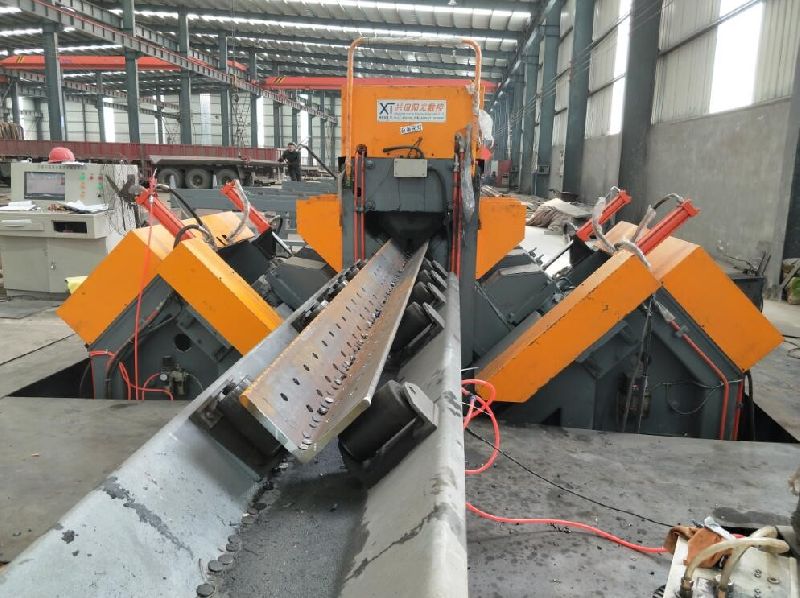 CNC High Speed Angle Steel Drilling and Marking Line