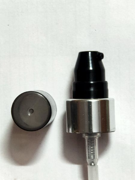24mm Silver Black Cream Pump
