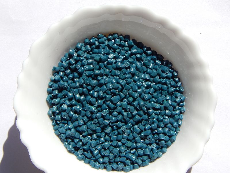 Blue HDPE Blow Grade Granules