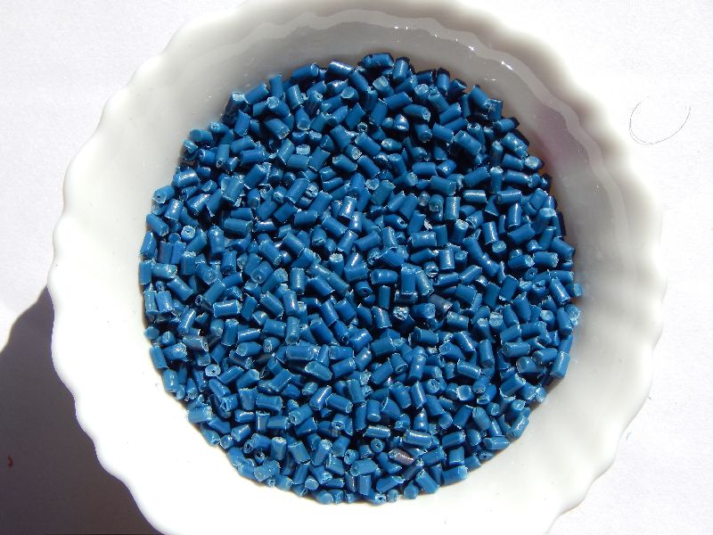 Light Blue HDPE Injection Molding Granules